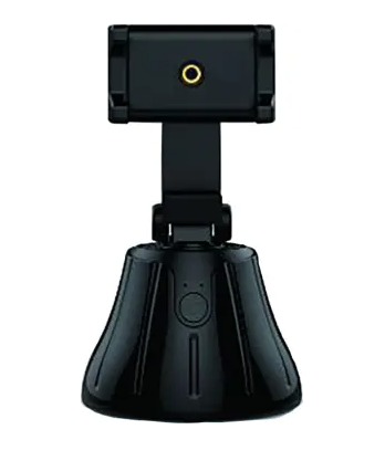 Robot cameraman cu suport telefon, Bluetooth, reincarcabil, rotire 360 grade 